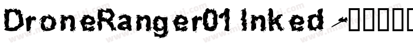 DroneRanger01 Inked字体转换
